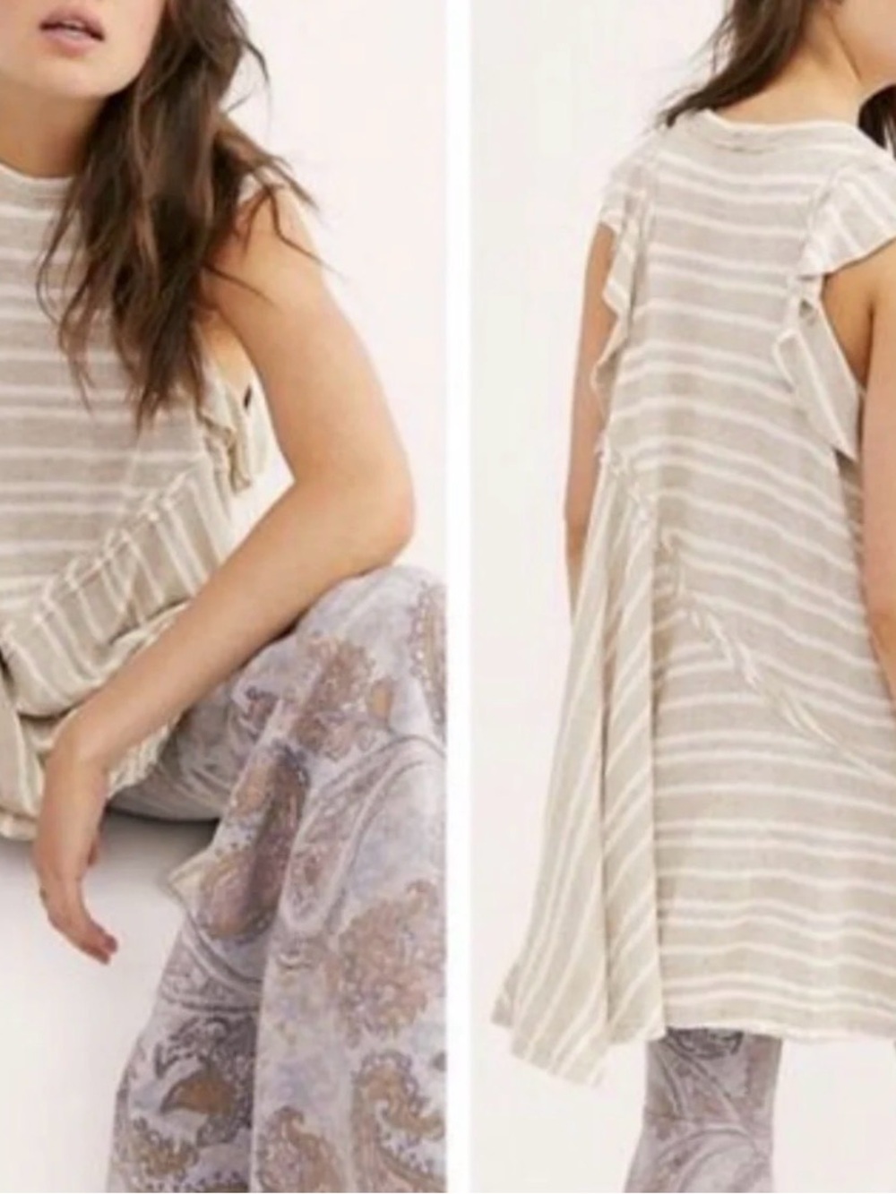 Free People Striped Tunic